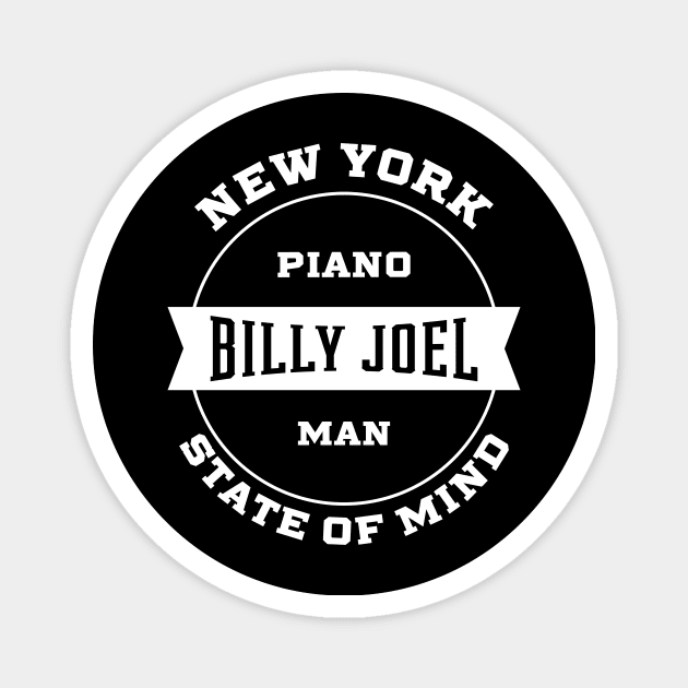 Billy Joel - New York State of Mind Magnet by Diogo Calheiros